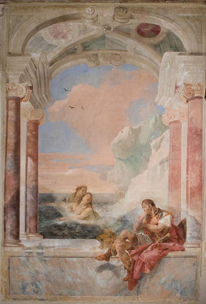 Detail of Thetis Consoling her Son Achilles by Giovanni Battista Tiepolo