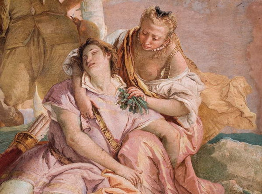 Detail of Detail from Angelica Coming to the Aid of the Wounded Medoro by William Hogarth