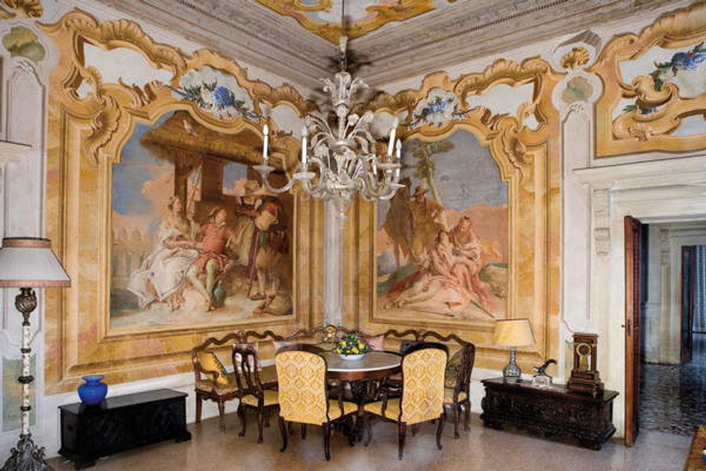 Detail of The Room of Orlando Furioso in the Palazzina, 1757 by Anonymous