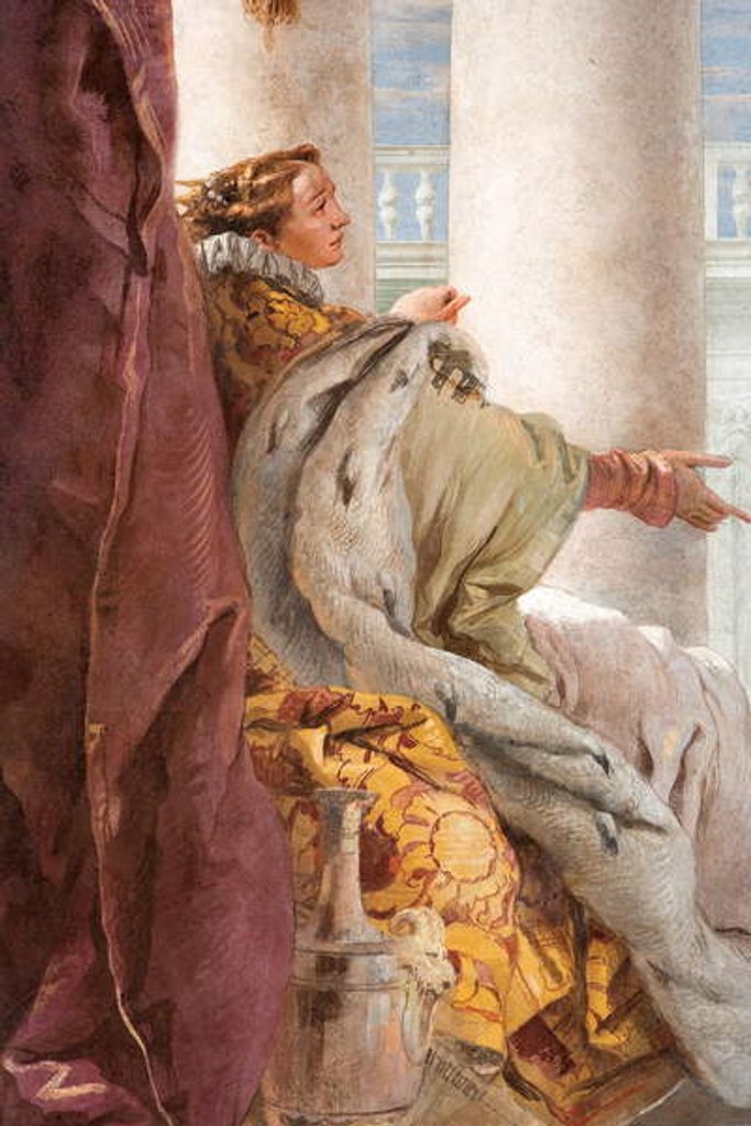 Detail of Detail of Dido by Giovanni Battista Tiepolo