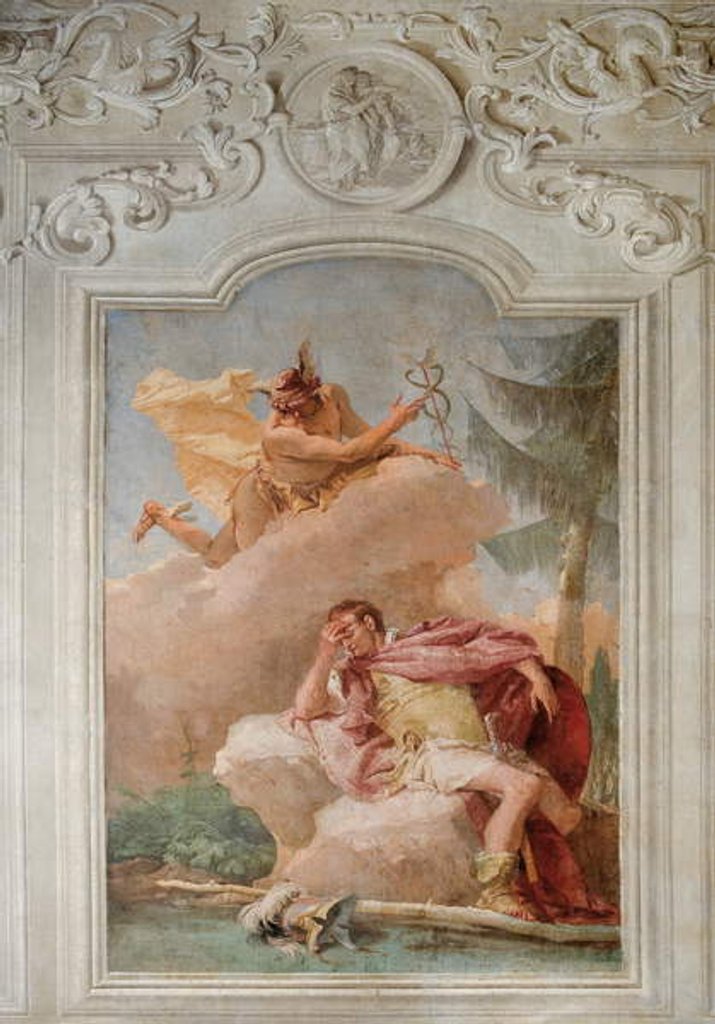 Detail of Mercury Exhorting Aeneas to Leave Carthage by Giovanni Battista (1696-1770) Tiepolo