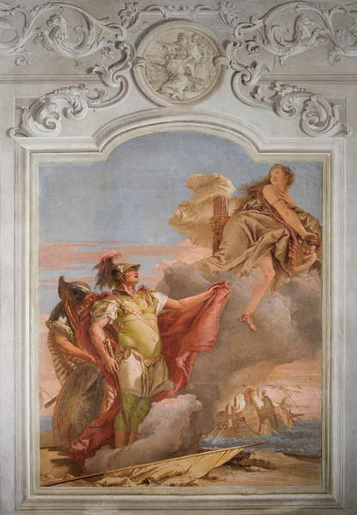 Detail of Venus's Farewell to Aeneas by Giovanni Battista (1696-1770) Tiepolo