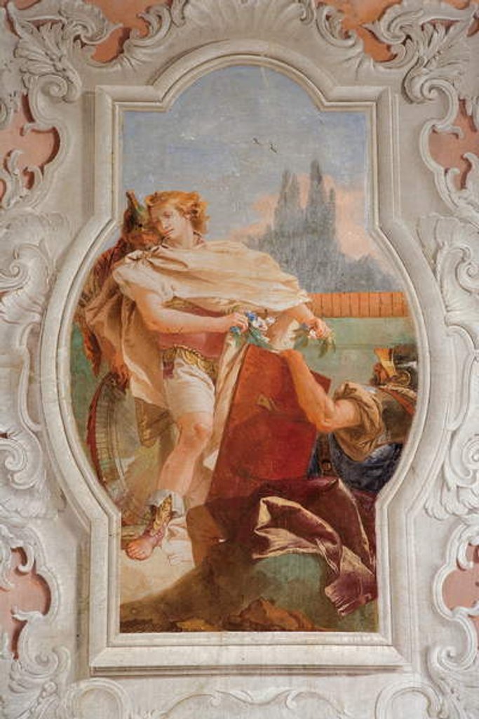 Detail of Rinaldo Ashamed of His Past by Giovanni Battista Tiepolo