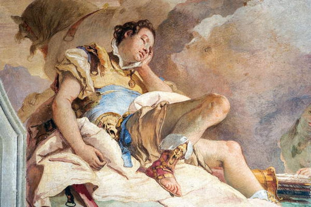 Detail of Detail of Rinaldo by Giovanni Battista Tiepolo