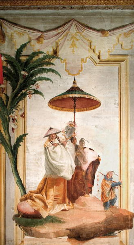 Detail of The Mandarin's Walk by Giandomenico Tiepolo