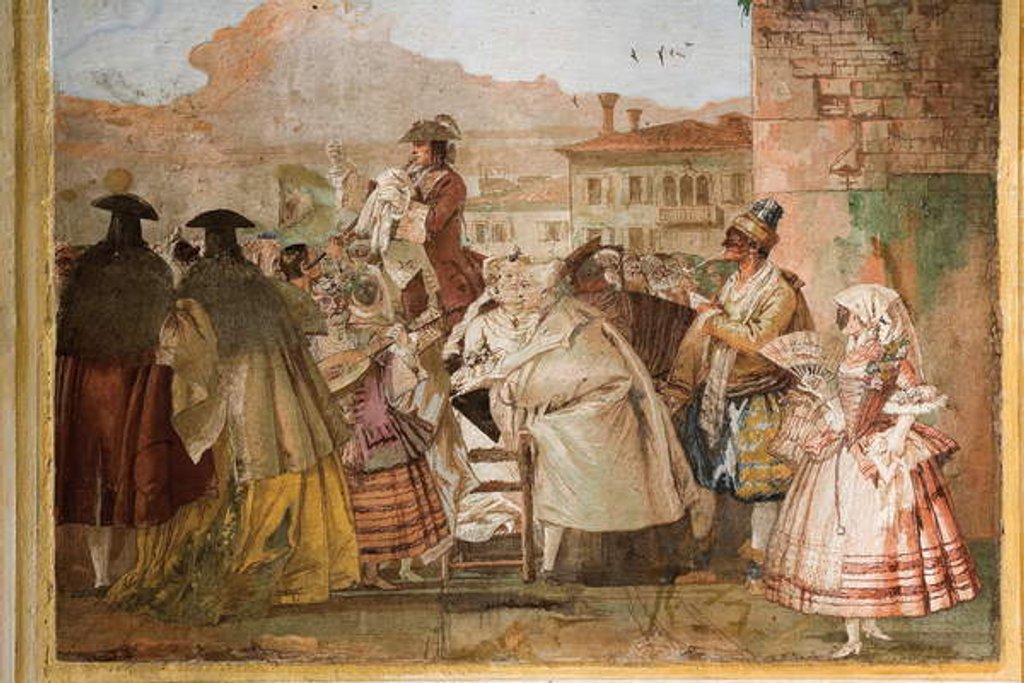 Detail of The Charlatan by Giandomenico (1727-1804) Tiepolo