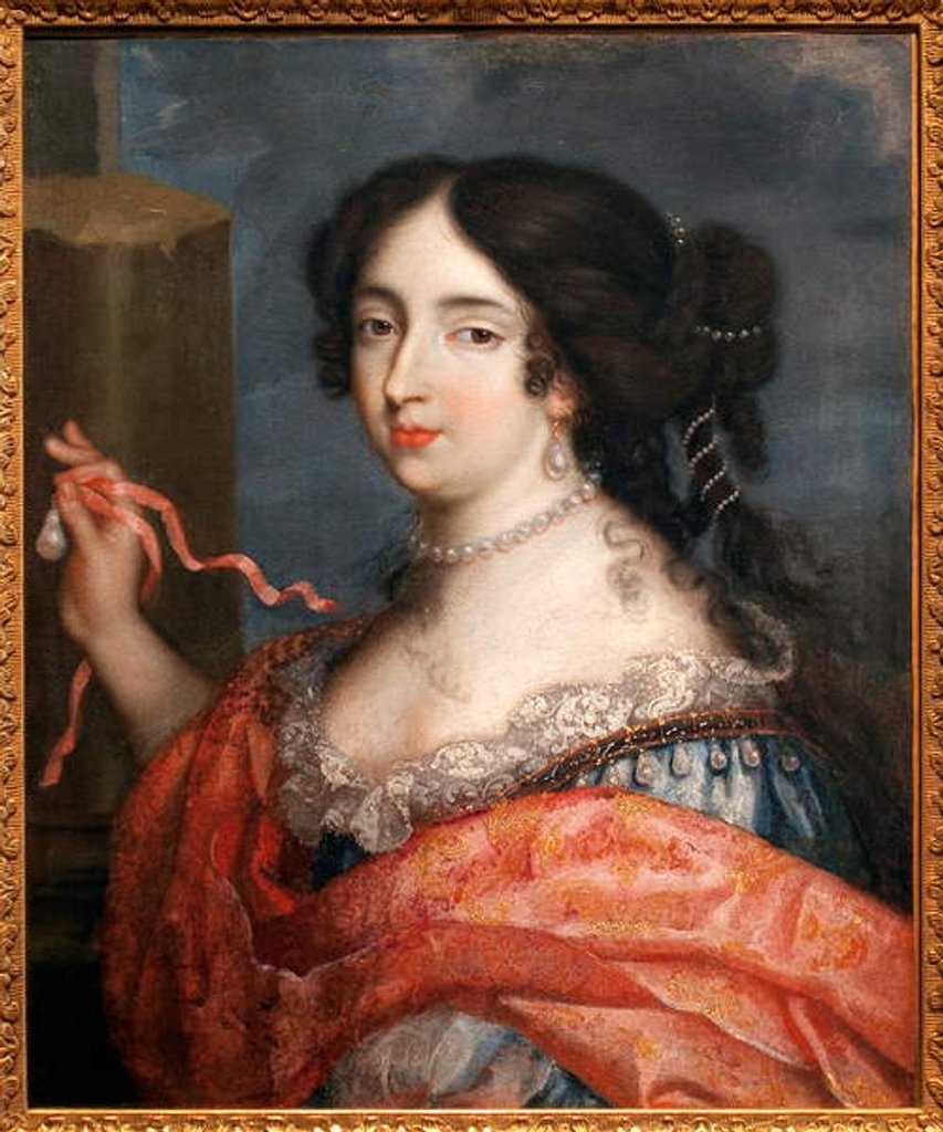 Detail of Françoise d'Aubigné, Marquise de Maintenon by Pierre Mignard