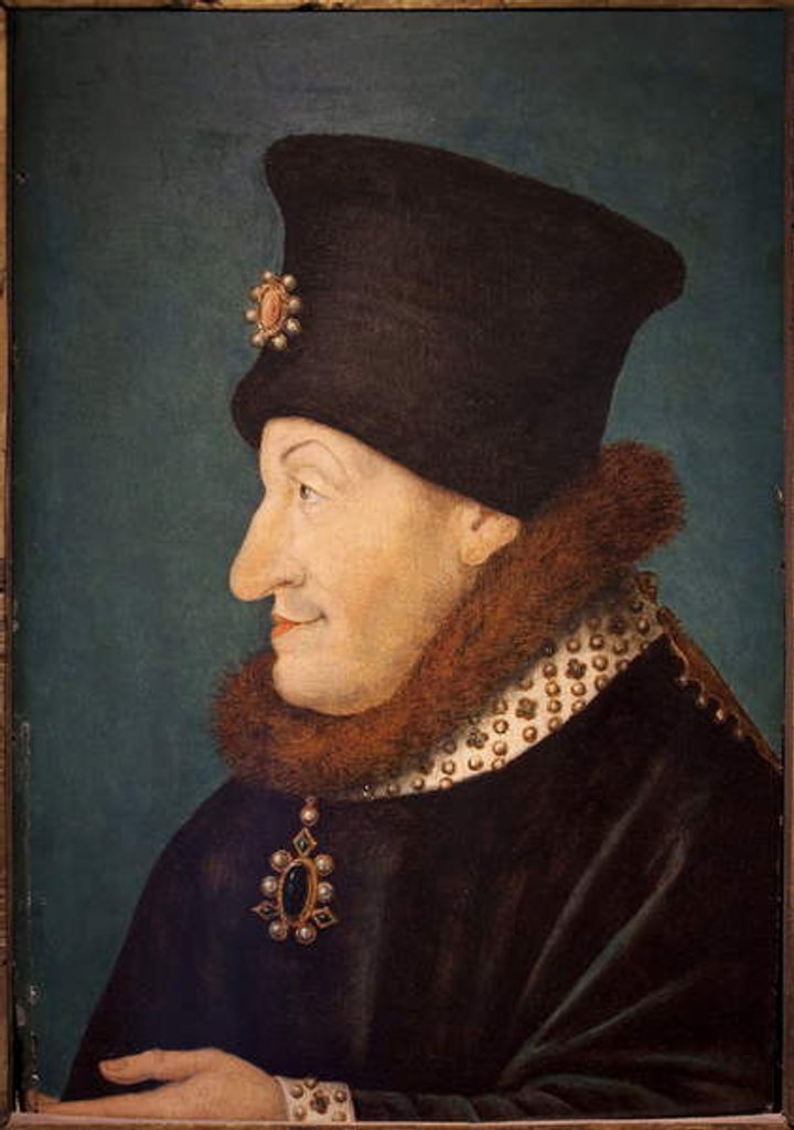 Detail of Portrait of Philippe Le Hardi, Duke of Burgundy by Unknown Artist