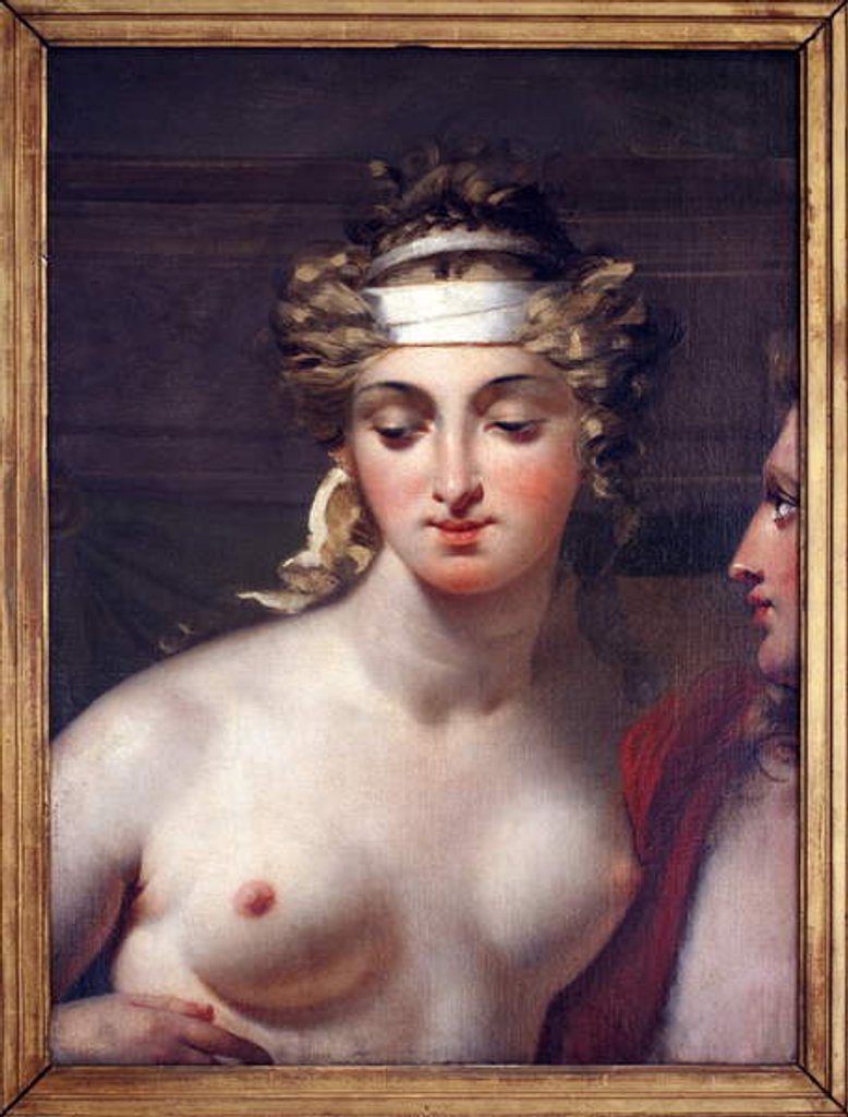 Detail of Fragment of the abduction of Helene, 18th-19th century by Baron Antoine Jean Gros