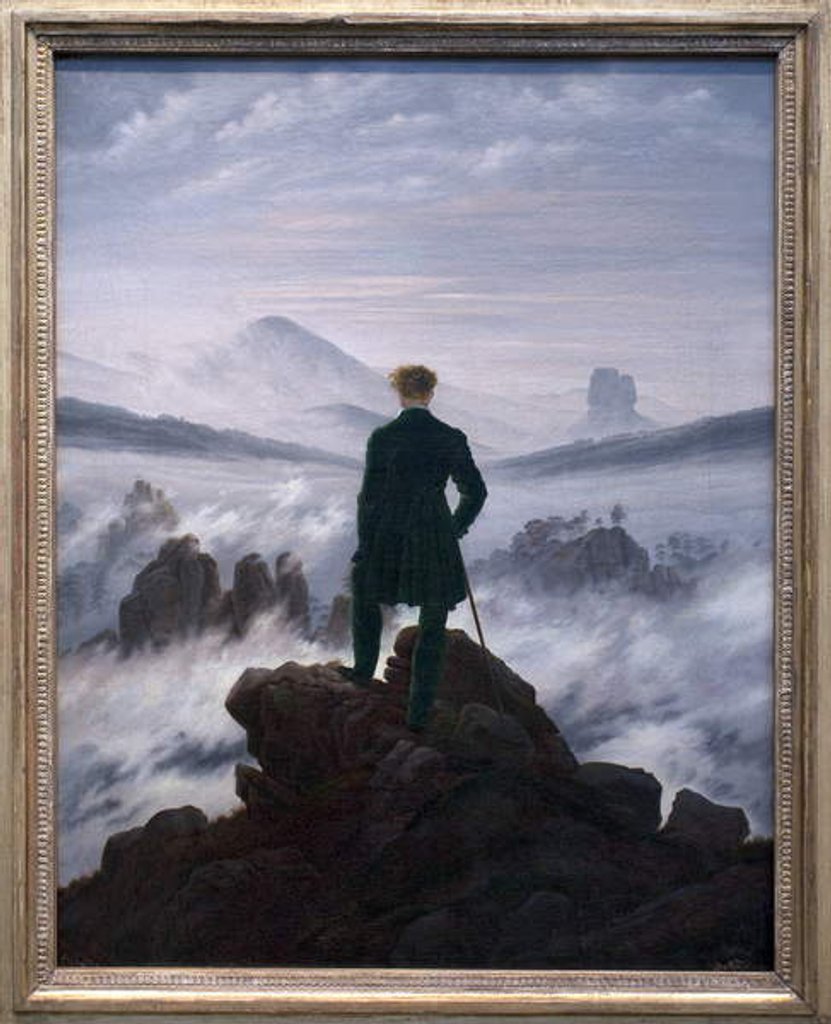 Detail of The Wanderer above the Sea of Fog, c.1817 by Caspar David Friedrich