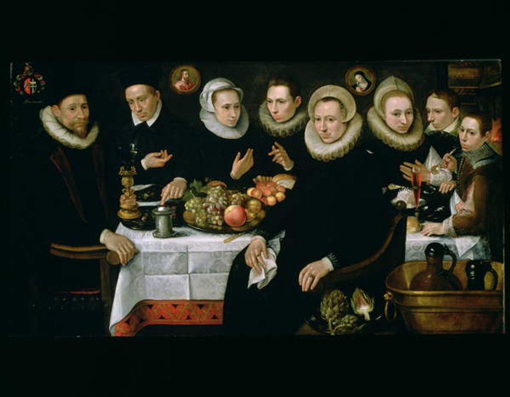 Detail of The Family of Adrien de Witte 1608 by Hieronymus Francken