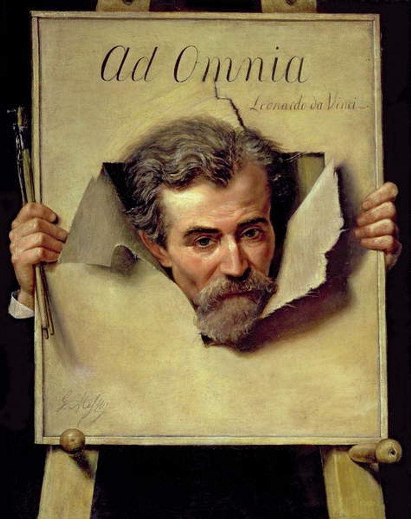 Detail of Ad Omnia Leonardo da Vinci by Georges Melies