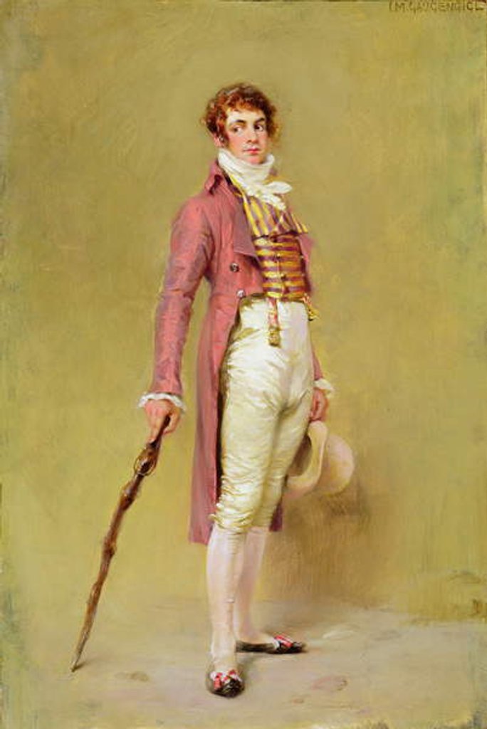 Detail of The Dandy, 1905 by Ignaz-Marcel Gaugengigl