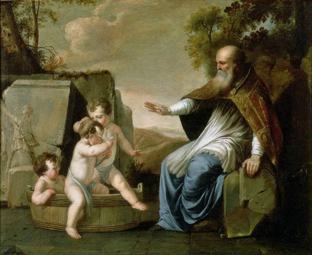 Detail of St. Nicholas Resurrecting Three Children by Marguerite de La Hyre