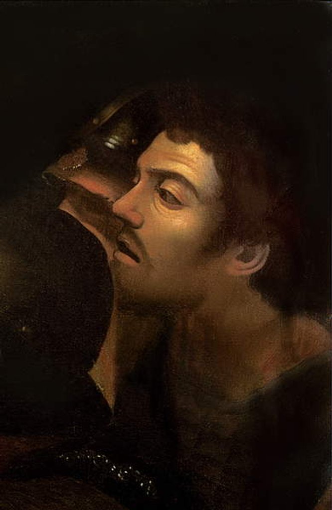 Detail of The Taking of Christ by Michelangelo (follower of) Caravaggio