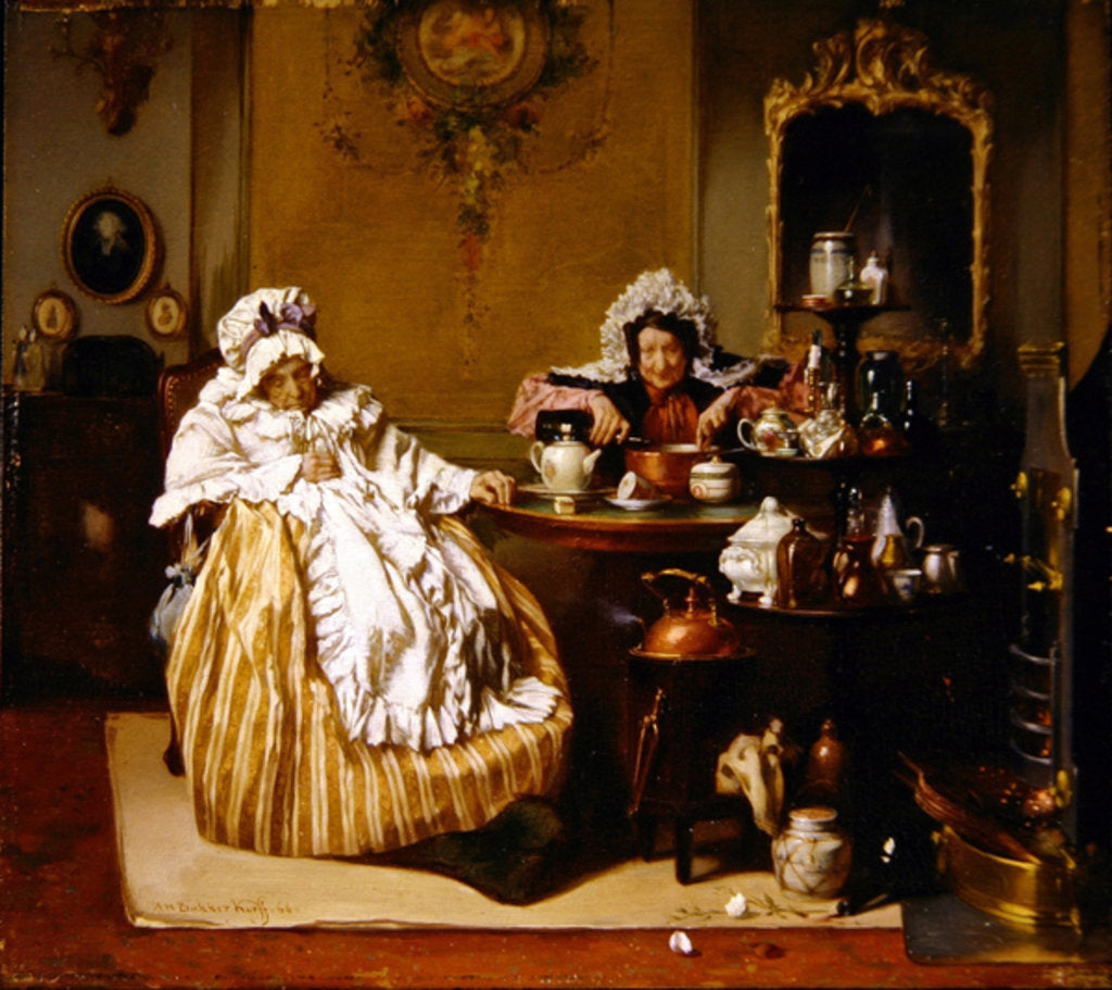 Detail of High Tea, 1866 by Alexander Hugo Bakker-Korff