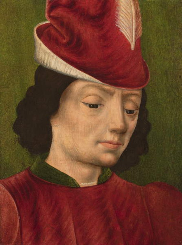 Detail of A Male Figure perhaps Saint Sebastian: A Fragment, c.1480 by Savoyard School