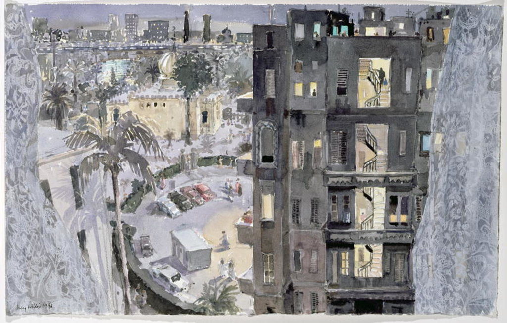 Detail of Cairo Night, 1996 by Lucy Willis