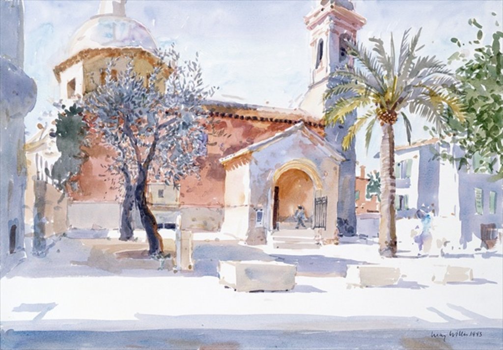 Detail of Provencal Church, 1993 by Lucy Willis