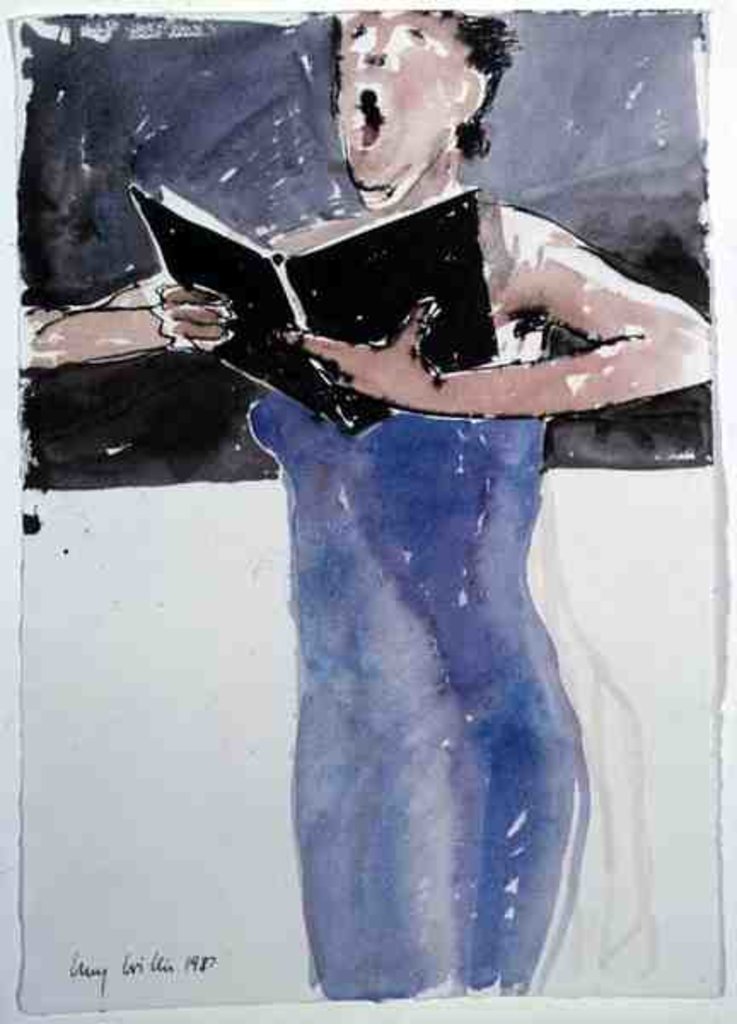 Detail of Carmina Burana, 1987 by Lucy Willis