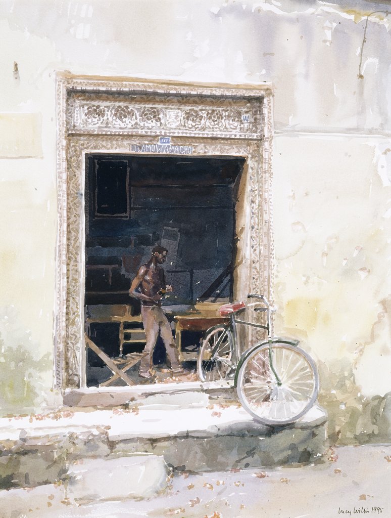 Detail of Dark Interior, Zanzibar, 1995 by Lucy Willis