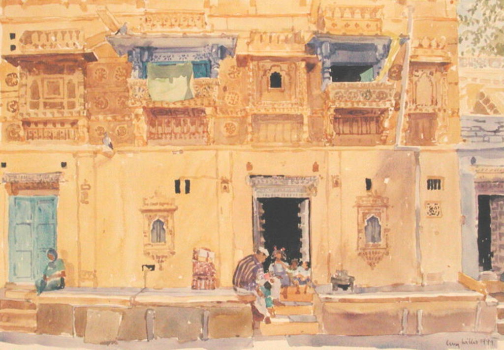Detail of Jaisalmer, 1999 by Lucy Willis