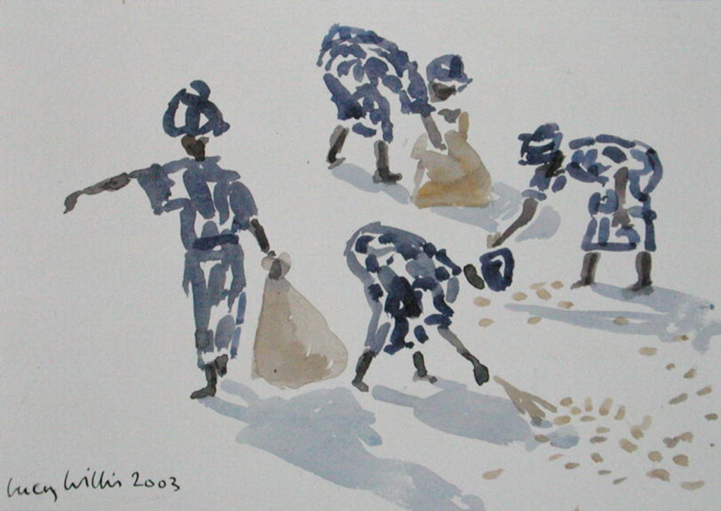 Detail of Clearing Leaves, Senegal, 2003 by Lucy Willis