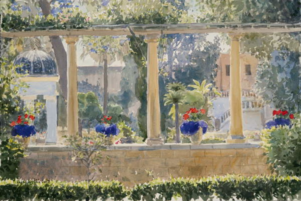 Detail of The Palace Garden, 2012 by Lucy Willis