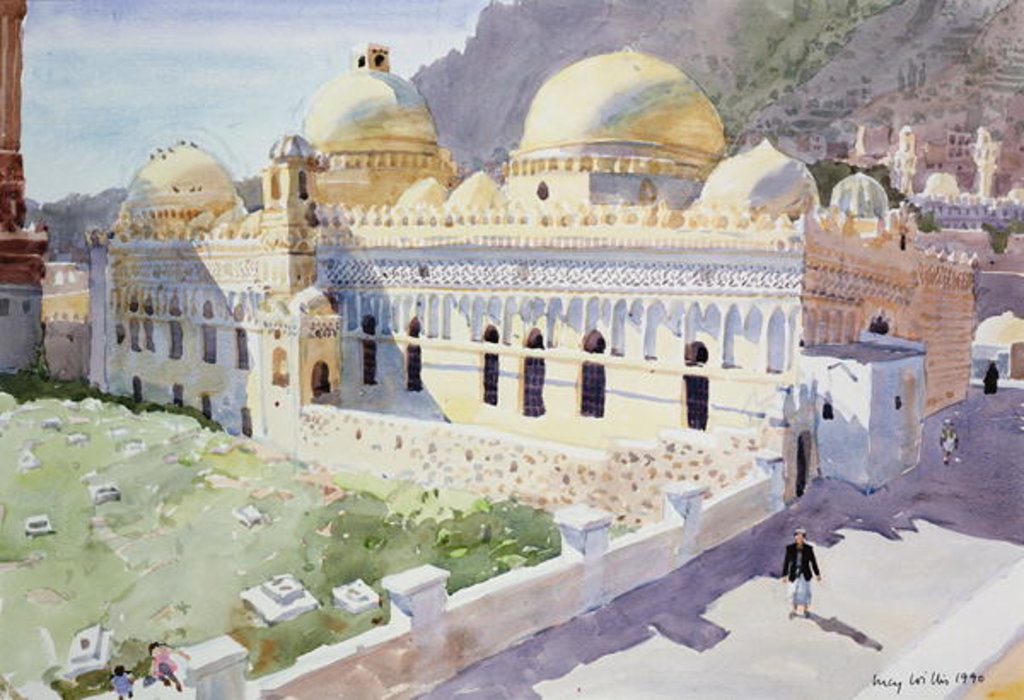 Detail of Mosque, Taiz, Yemen, 1990 by Lucy Willis