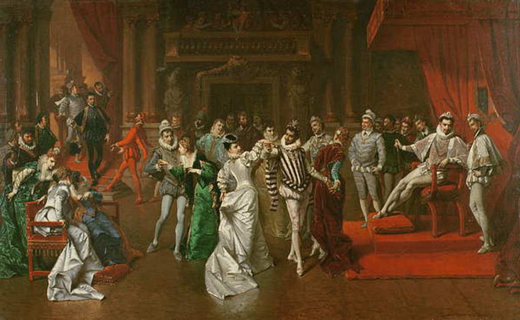 Detail of A Ball of the Court of Henry Valois by Wladyslaw Bakalowicz