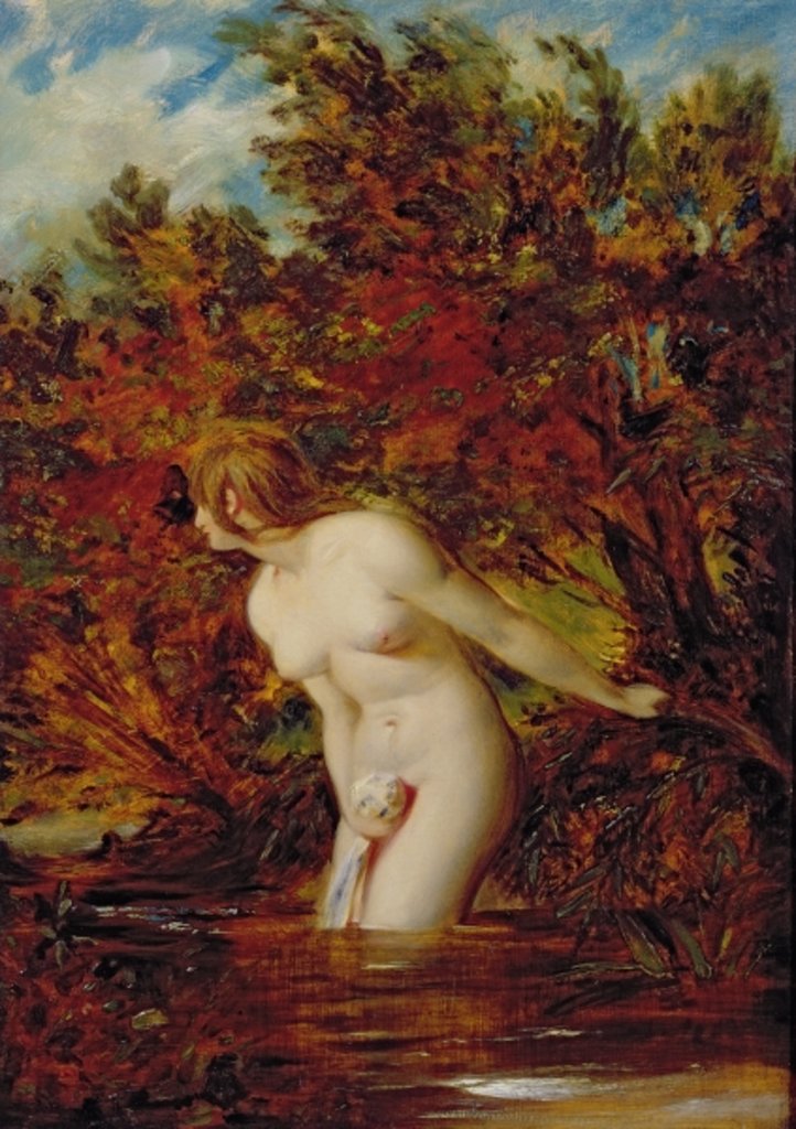 Detail of The Bather by William Etty