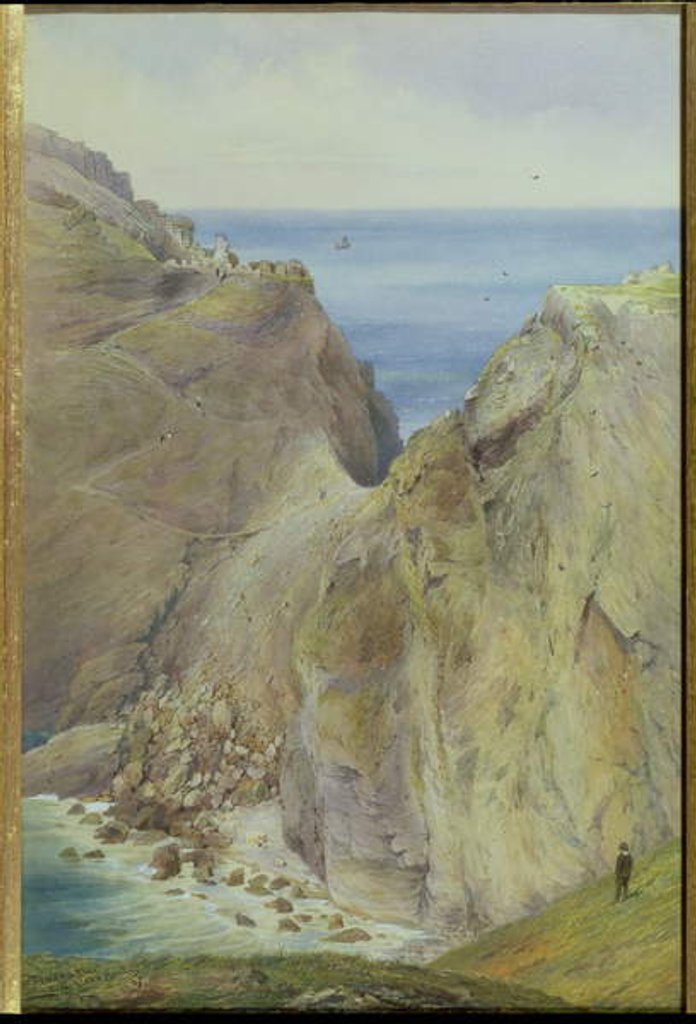 Detail of Tintagel, 1887 by Arthur Ackland Hunt