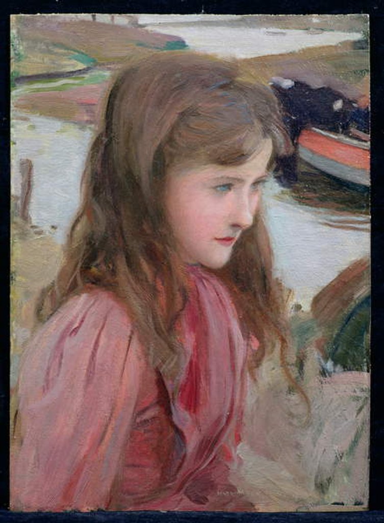 Detail of Study of a Young Girl, 1898 by Harrington Mann