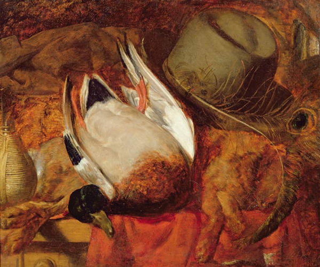 Detail of The Dead Mallard by William Holman Hunt