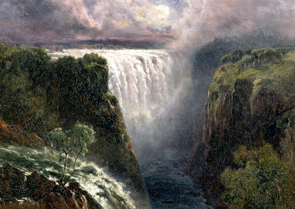 Detail of A View of Victoria Falls by Edward Henry Holder