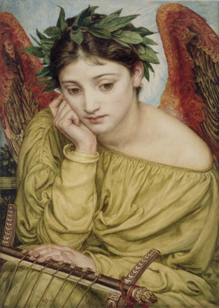 Detail of Erato, Muse of Poetry, 1870 by Edward John Poynter