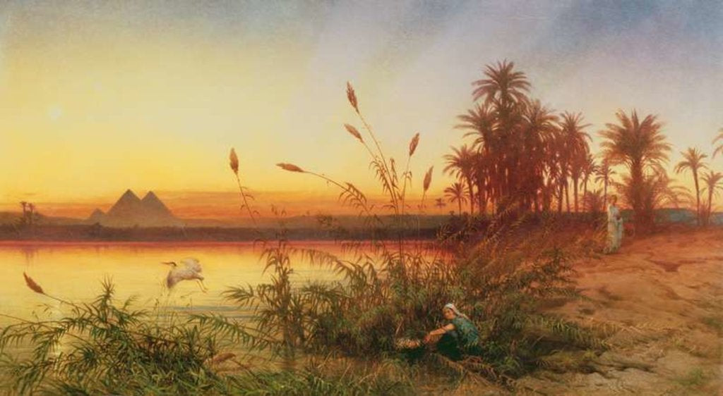 Detail of Pyramids from the Island of Roda by Frank Dillon