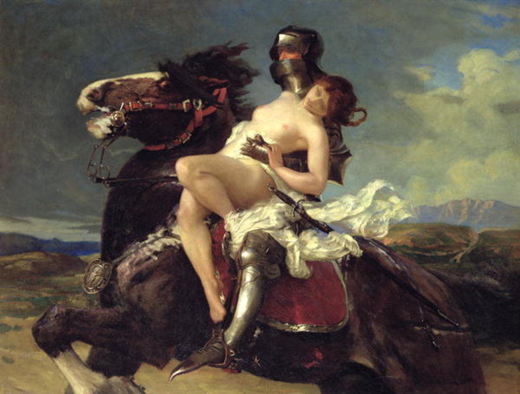 Detail of The Rescue by Vereker Monteith Hamilton