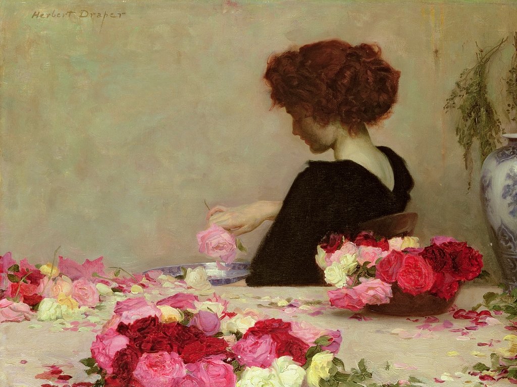 Detail of Pot Pourri, 1897 by Herbert James Draper