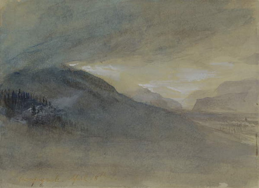 Detail of Champagnole by John Ruskin