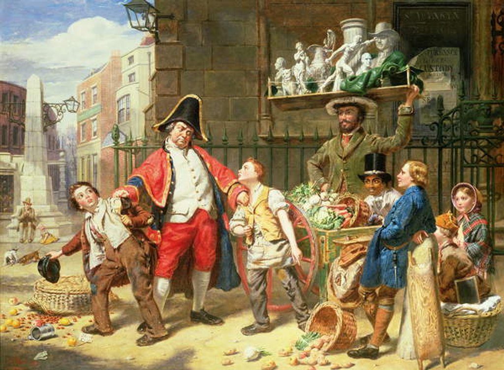 Detail of The Altercation, 1858 by Thomas P. Hall