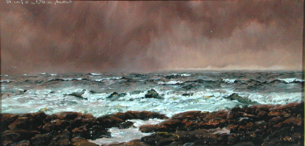 Detail of A Southerly on the Clyde, 14th June 1886 by John Brett