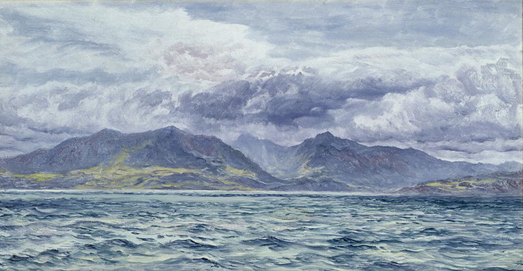 Detail of Isle of Arran, 7th August 1883 by John Brett