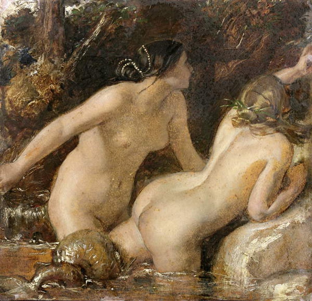 Detail of Nymphs with a Sea Monster by William Etty