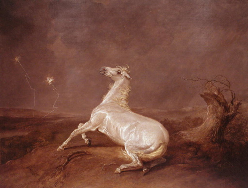 Detail of Mad Horse by Sawrey Gilpin