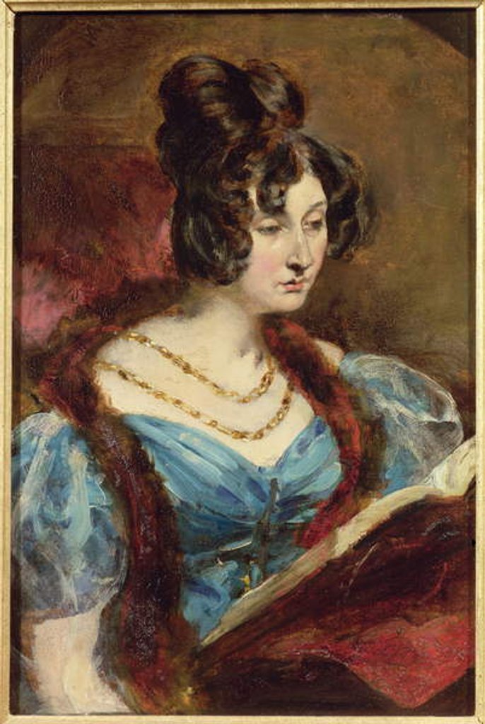 Detail of Portrait of a Lady by William Etty