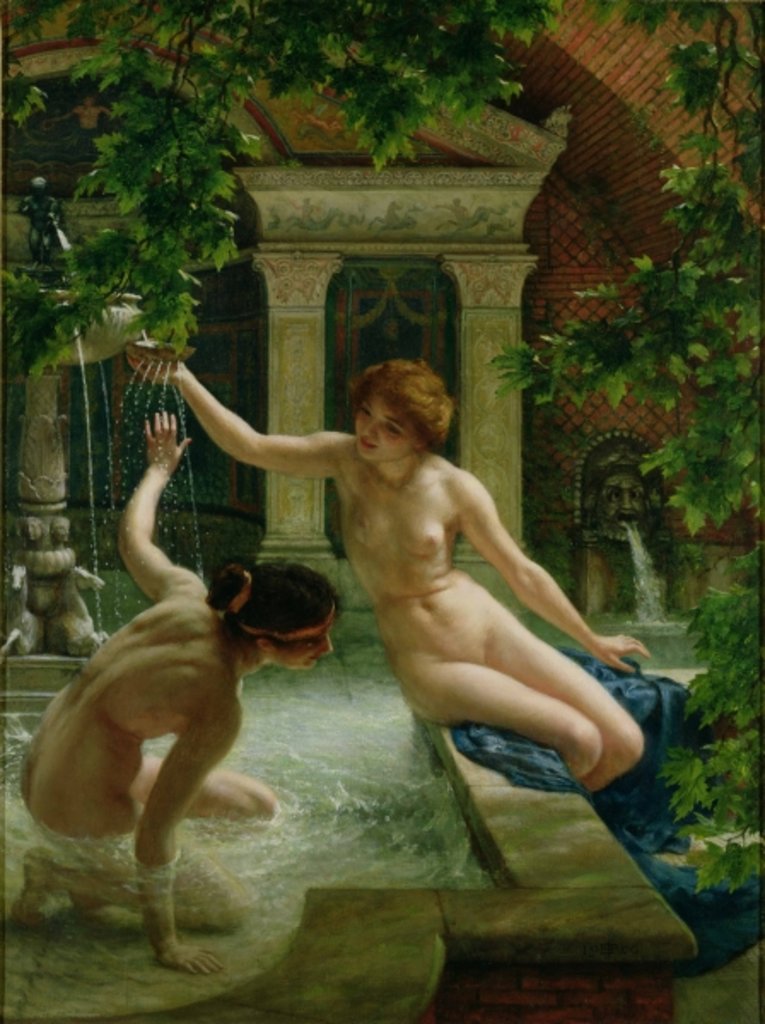 Detail of Water Babies, 1900 by Edward John Poynter