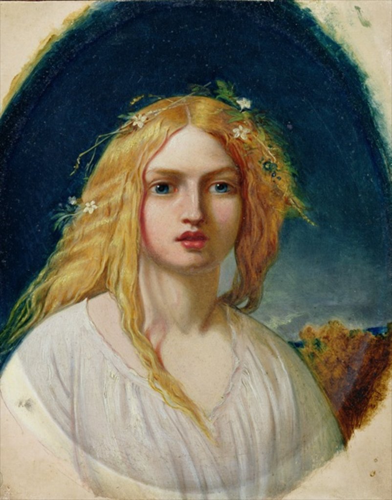 Detail of Ophelia or Evangeline by William Gale