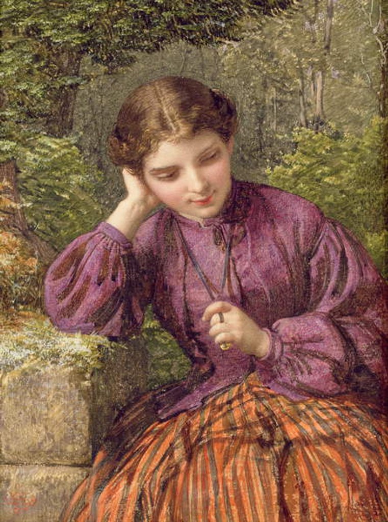 Detail of A Woodland Secret, 1868 by Henry Le Jeune