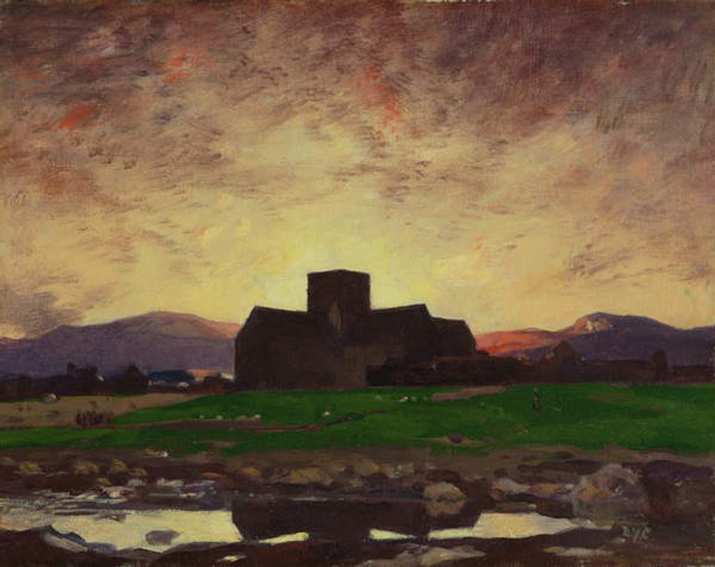 Detail of Sunset, Iona by David Young Cameron